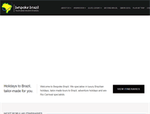 Tablet Screenshot of bespokebrazil.com